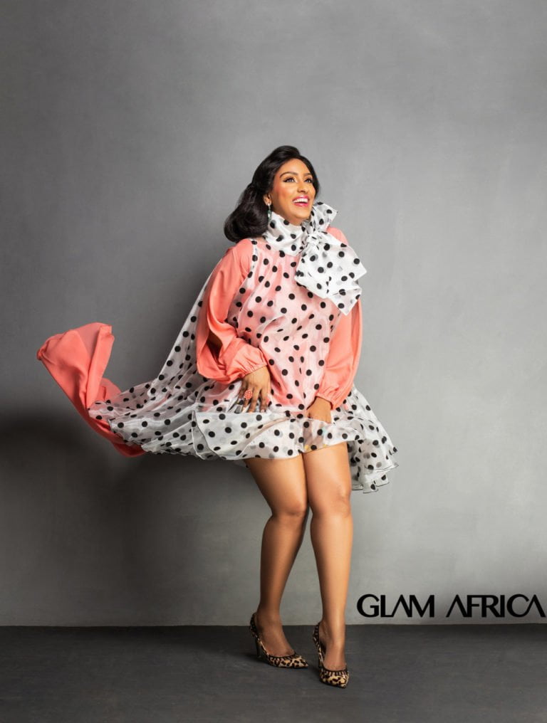 5glam africa magazine release juliet ibrahim shoot for big beauty