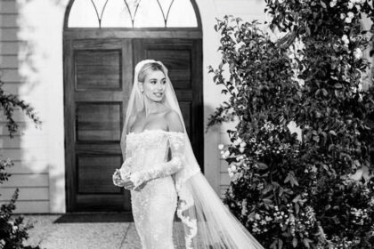 hailey biebers wedding dress proves that virgil abloh is a true creative genius 768x9474699863599493523433