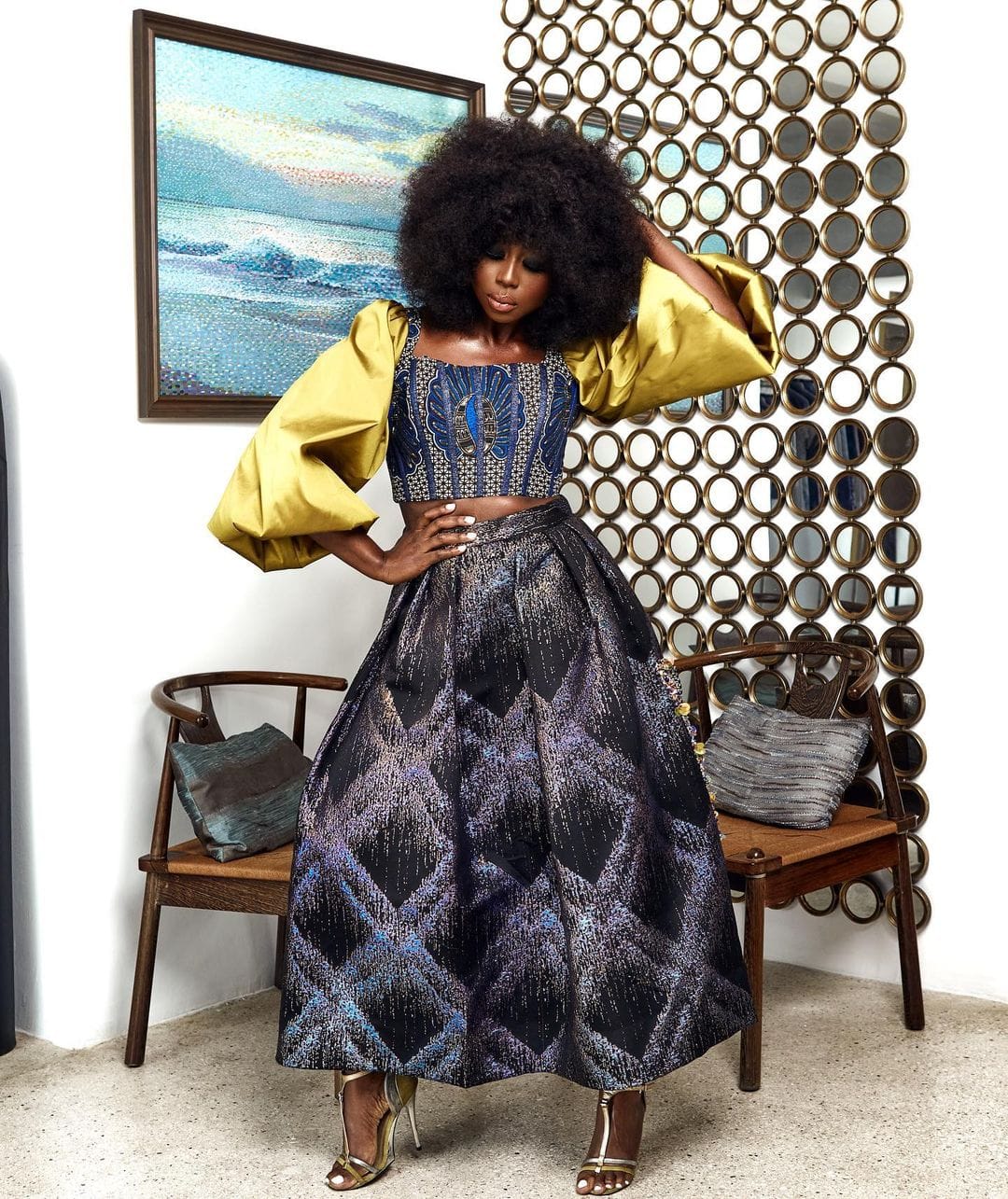 3Sika Osei Started Off 2021 In Two Made In Ghana Outfits That Deserve Your Attention