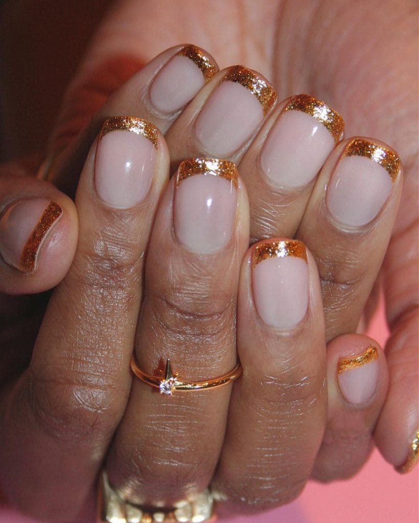 Gold Nail Art