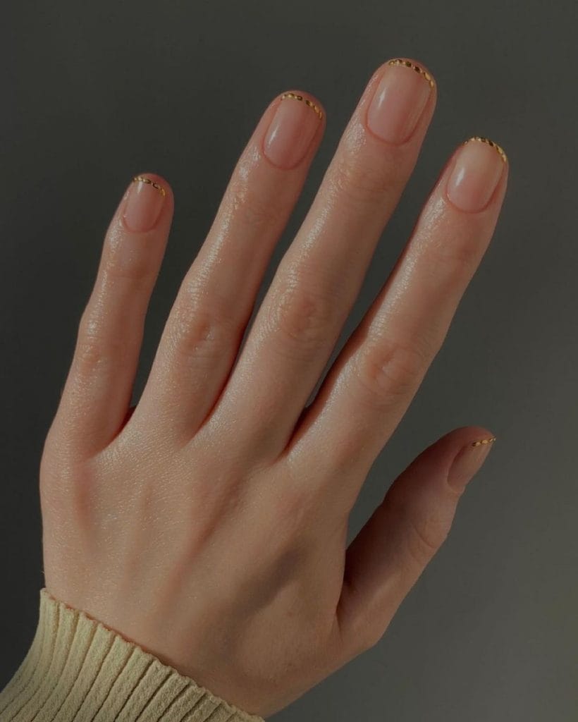 Gold Nail Art