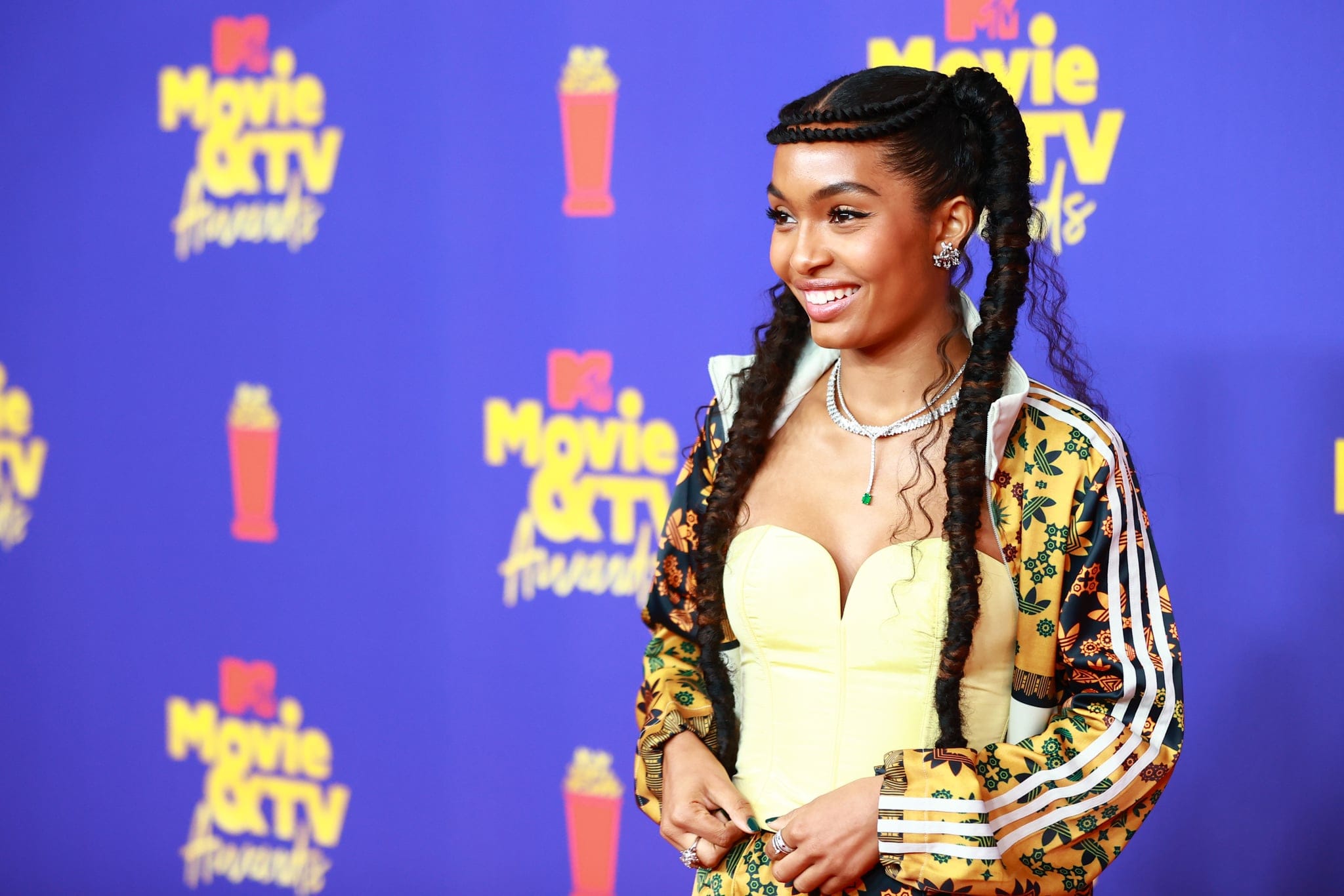 yara shahidi mtv movie tv awards adidas tracksuit28229