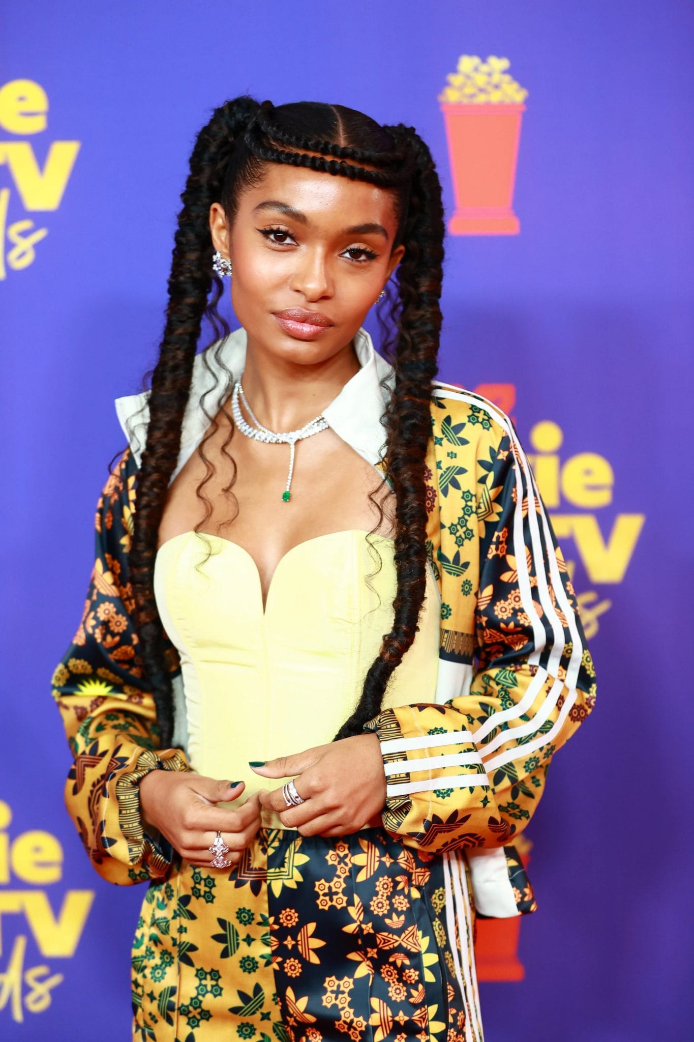 yara shahidi mtv movie tv awards adidas tracksuit28729 scaled