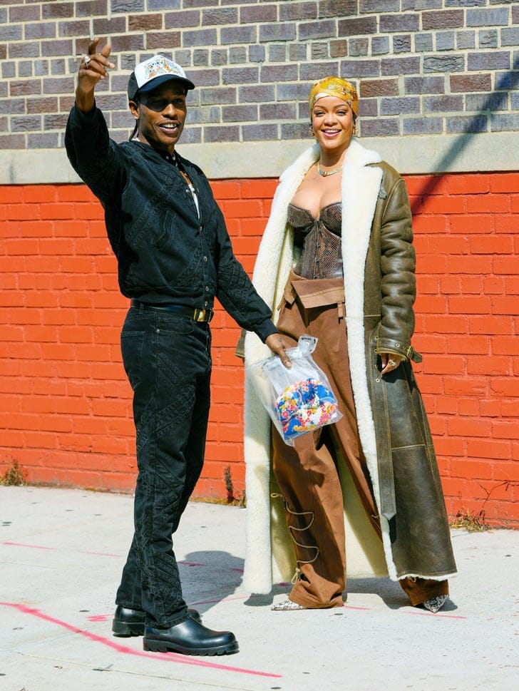 Thanks To a New Music Video We Get a Taste Of Rihanna & A$AP Rocky's Relationship 2 rihanna asap rocky film music video nyc july 2021 pictures