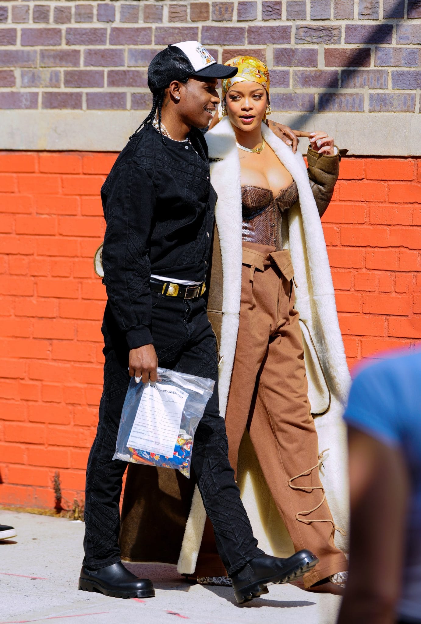 Thanks To a New Music Video We Get a Taste Of Rihanna & A$AP Rocky's Relationship 6 rihanna asap rocky film music video nyc july 2021 pictures28429 scaled