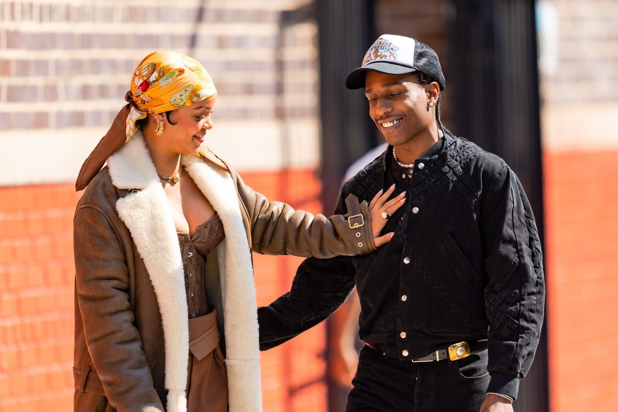 Thanks To a New Music Video We Get a Taste Of Rihanna & A$AP Rocky's Relationship 7 rihanna asap rocky film music video nyc july 2021 pictures28729