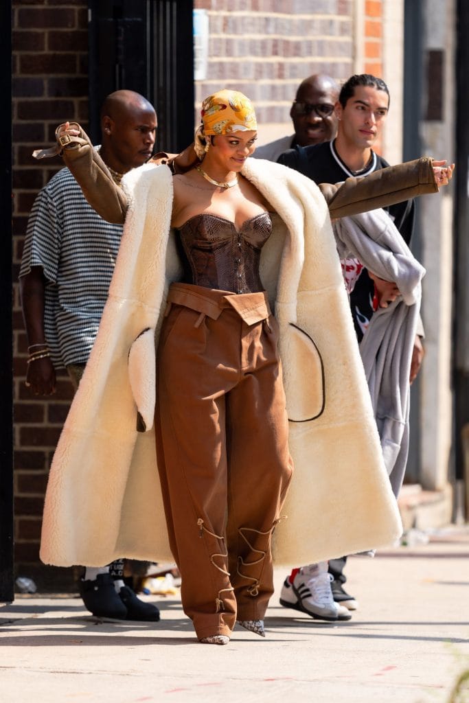 Thanks To a New Music Video We Get a Taste Of Rihanna & A$AP Rocky's Relationship 9 rihanna asap rocky film music video nyc july 2021 pictures28929