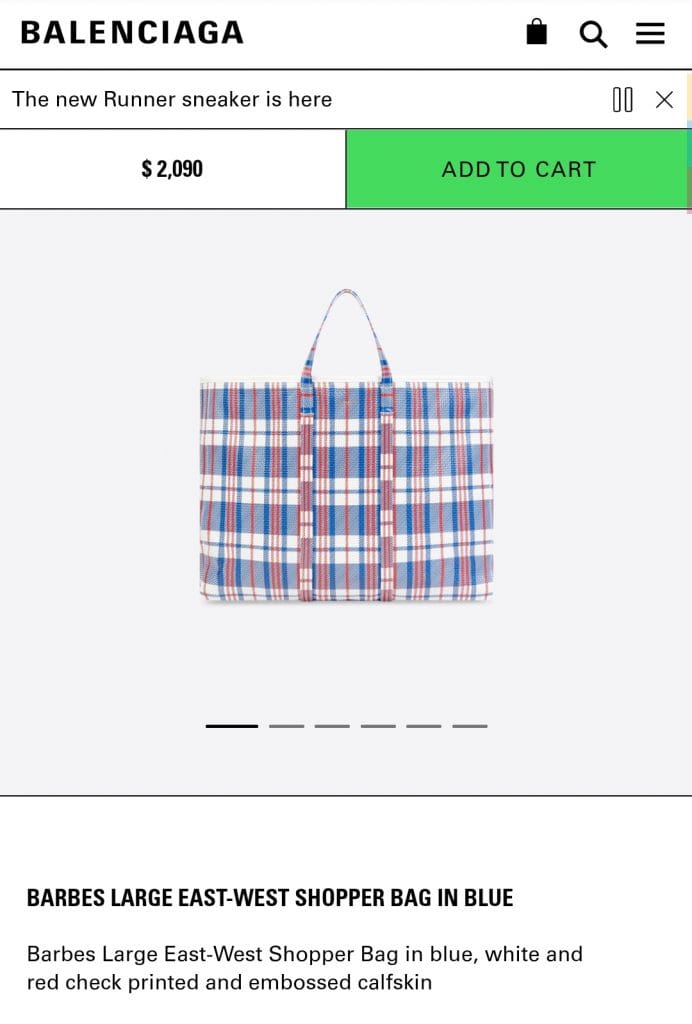 Balenciaga Sells Popular 'Ghana Must Go' Bag For Over N860k — Nigerians Reacts 3 IMG 20210901 084802