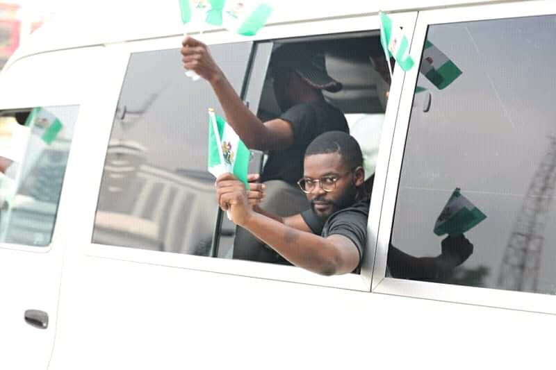 #EndSARSMemorial: Photos of Nigerian Youths at Lekki Tollgate for #EndSARSAnniversary 24 20211021 1210483657336580063718278