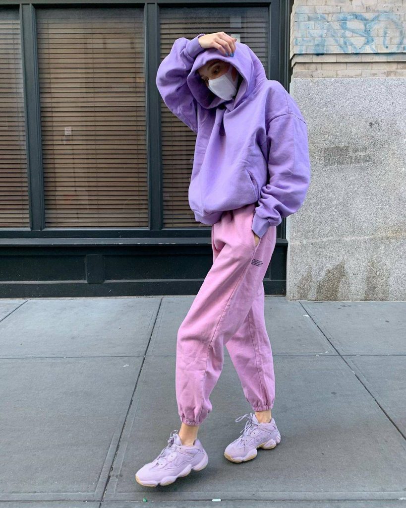 5 Colour Combos to Try to Stop Looking Boring on Outings 6 pink and purple color trend elsa hosk 286766 1586989658671 image.1080x0c