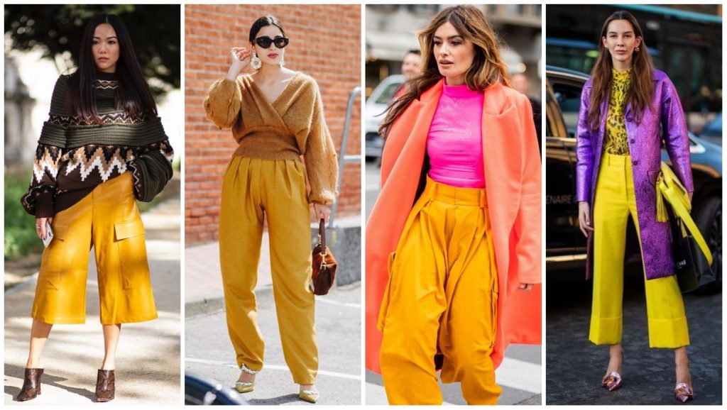 Colours to wear with yellow