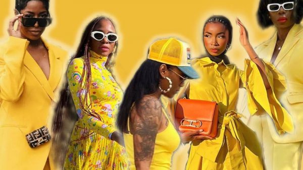 How to wear dresses with yellow colours