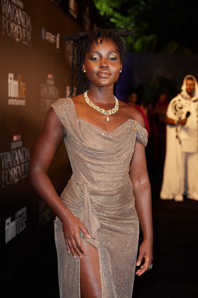 African Premiere of Black Panther Wakanda Forever Lupita Nyoungo