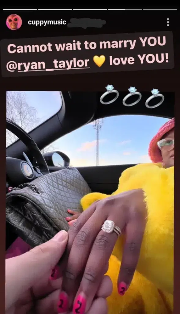DJ Cuppy Engaged