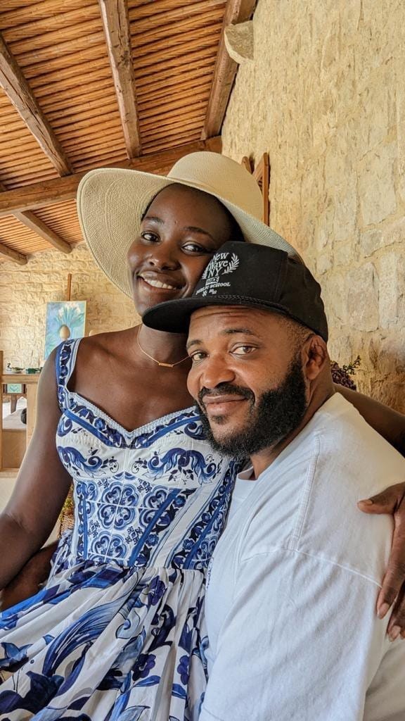 Lupita Nyongo and Selema Masekela
