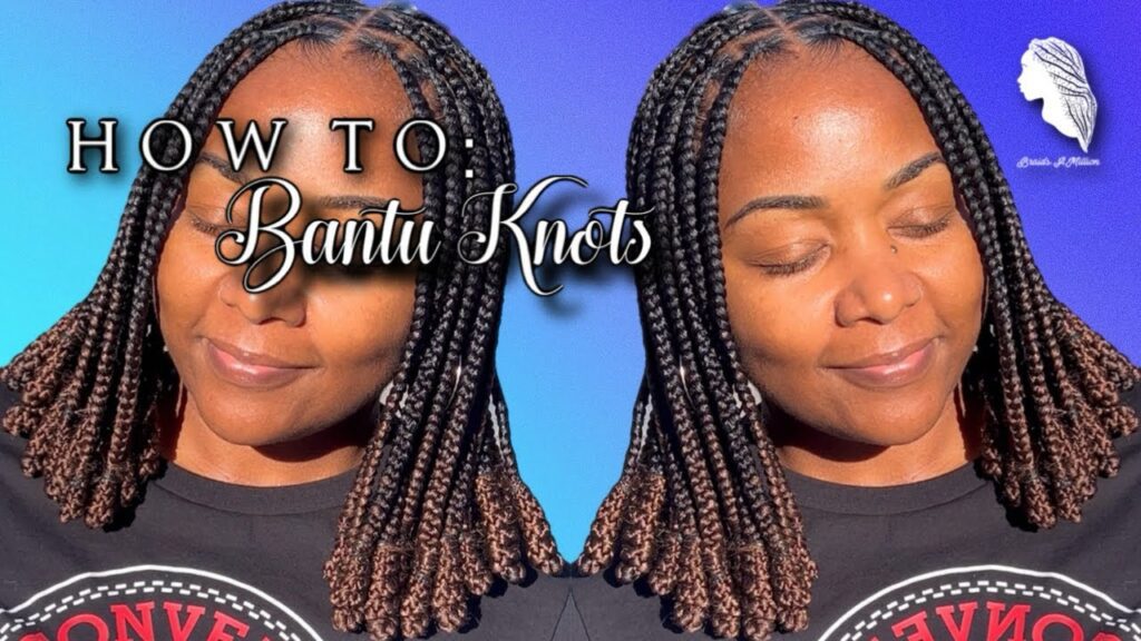 how to bantu knots on knotless b