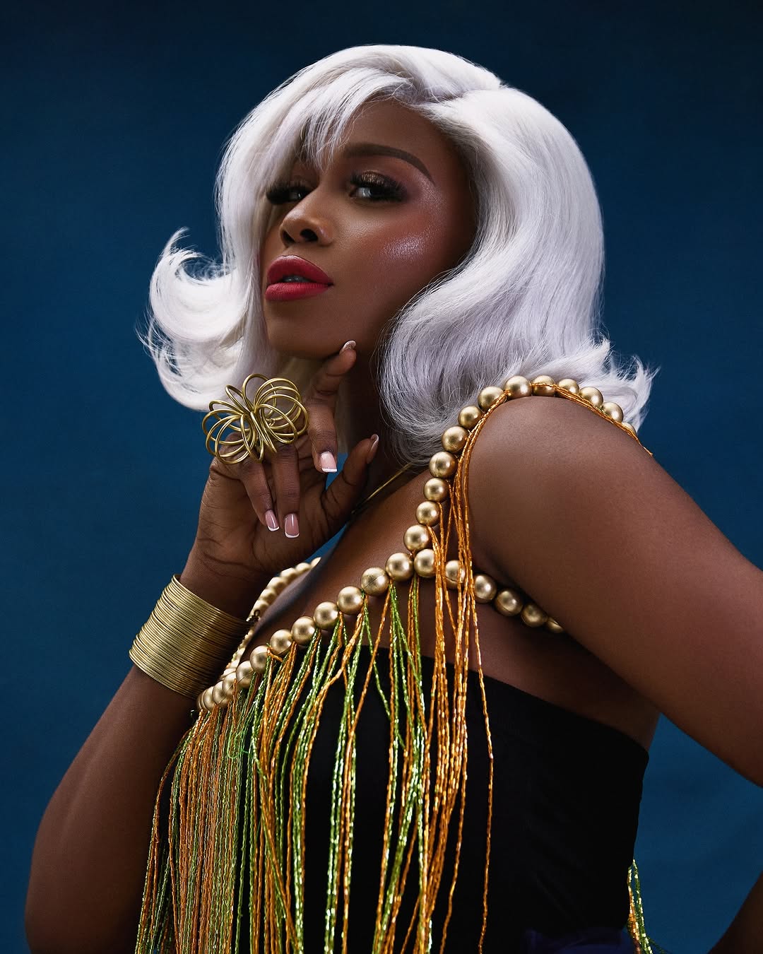 Old Hollywood Meets Naija Chic In Lilian Afegbai's New Dazzling Look