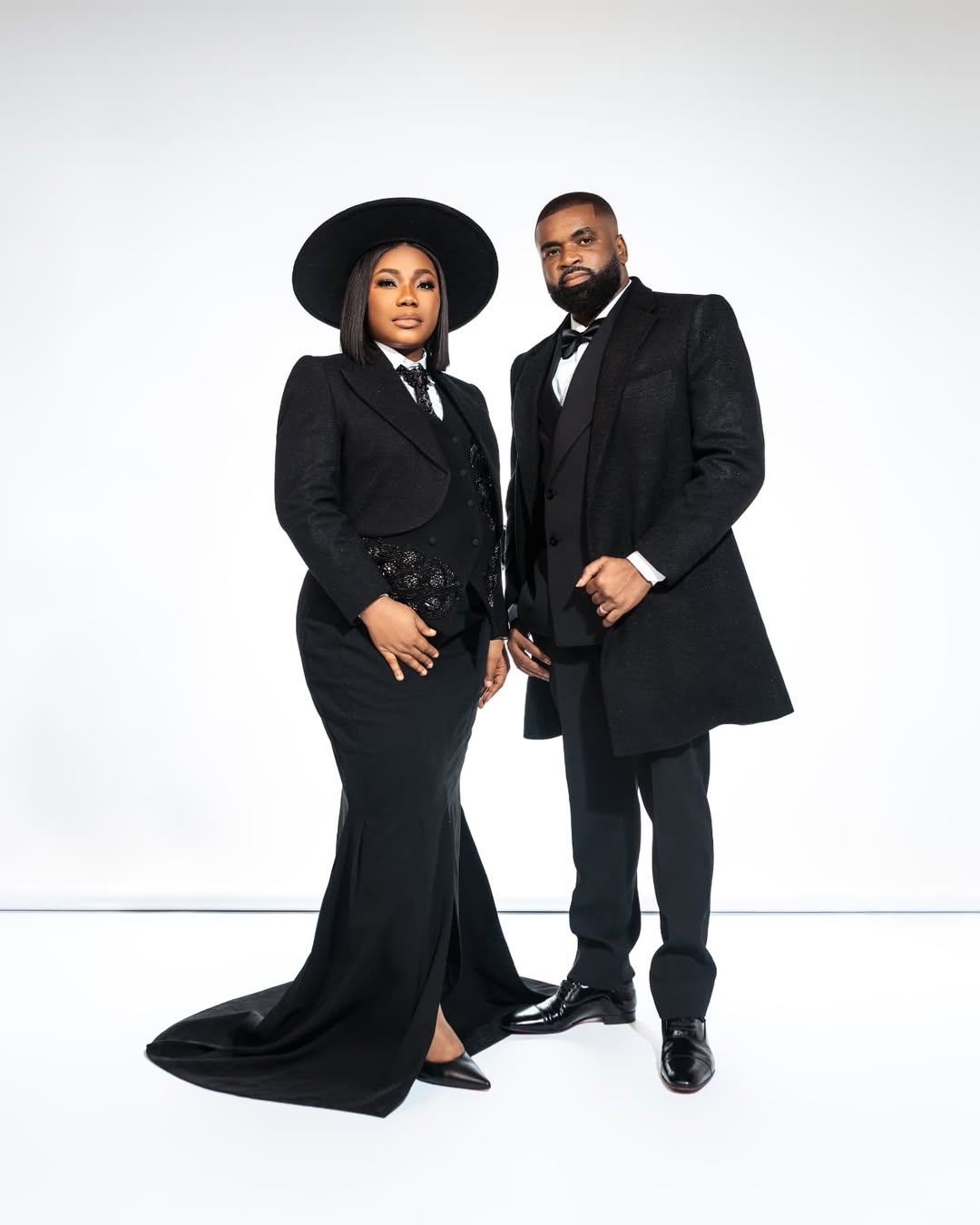 Mercy Chinwo & Pastor Blessed Slay in Vintage Glam for Their Swoon-Worthy 3rd Anniversary Celebration