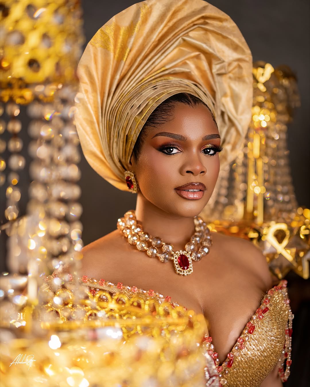 This Golden Igbo Bridal Style Is the Perfect Inspiration for Your Big Day