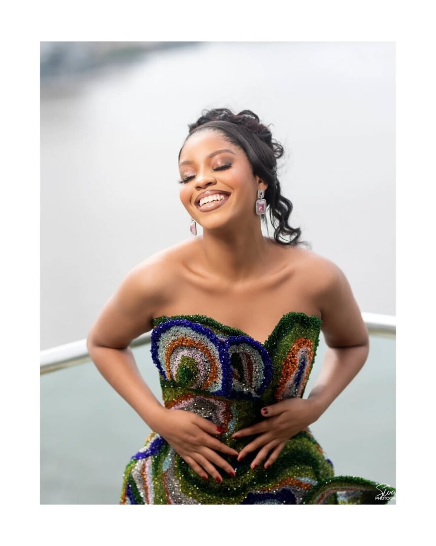 Make Your After-Party Shine with This Colorful Bridal Look