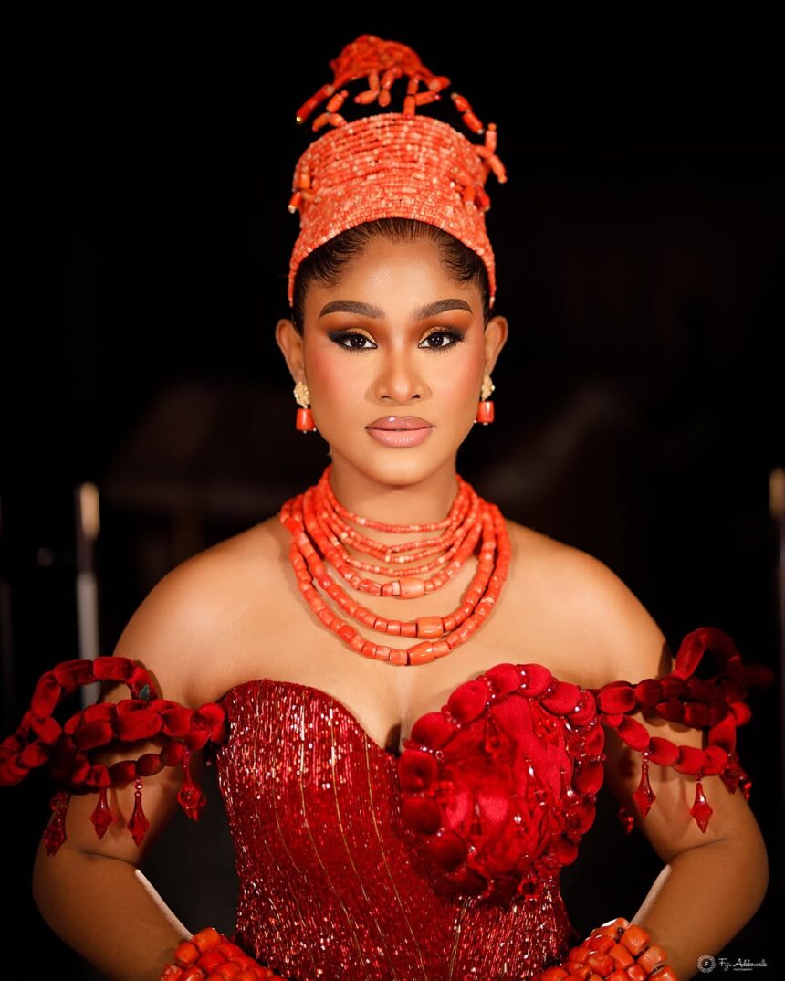 Step Into Regal Edo Beauty With This Stunning Bridal Look