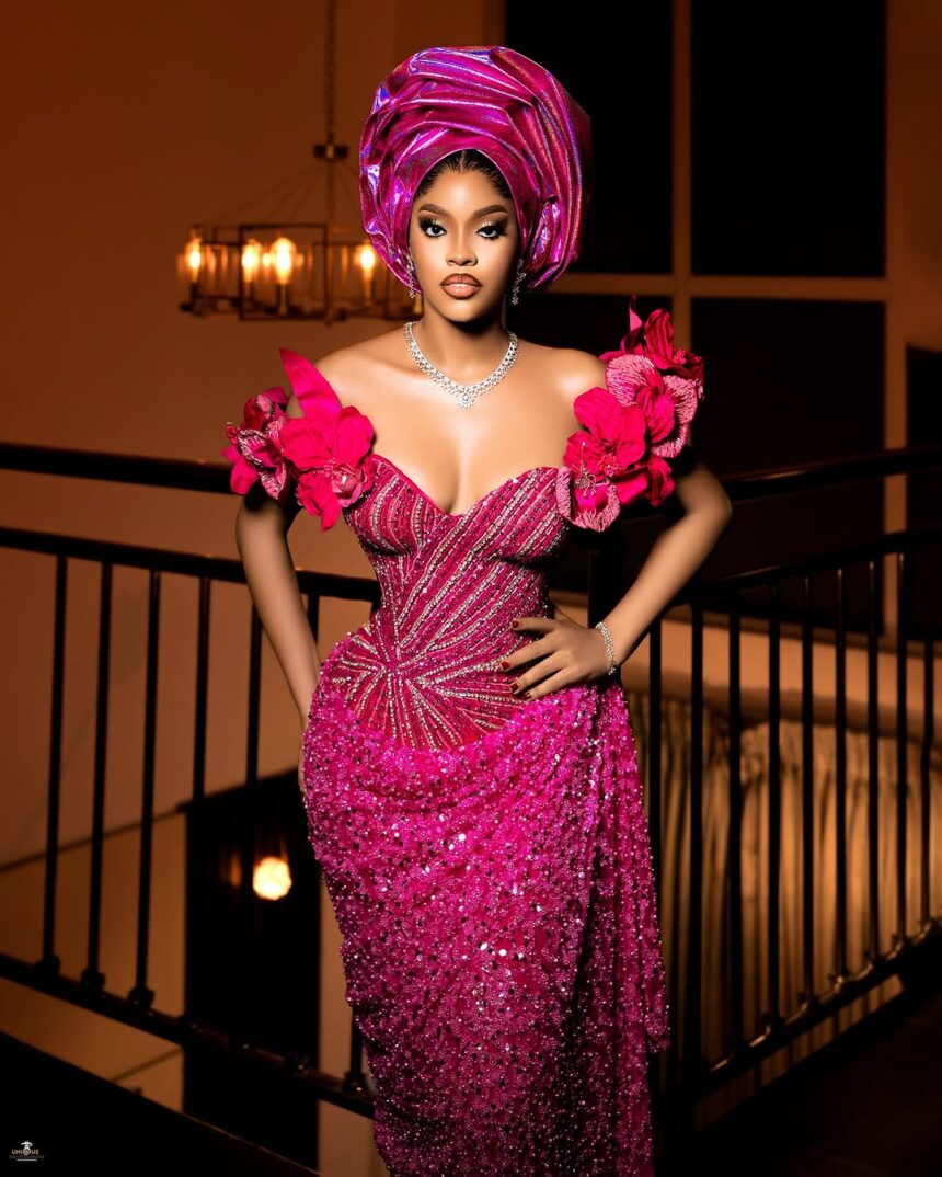 Celebrate Pink Beauty With This Effortless Traditional Wedding Look