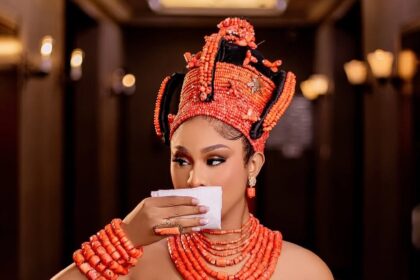 Black Edo Traditional Bridal Look11