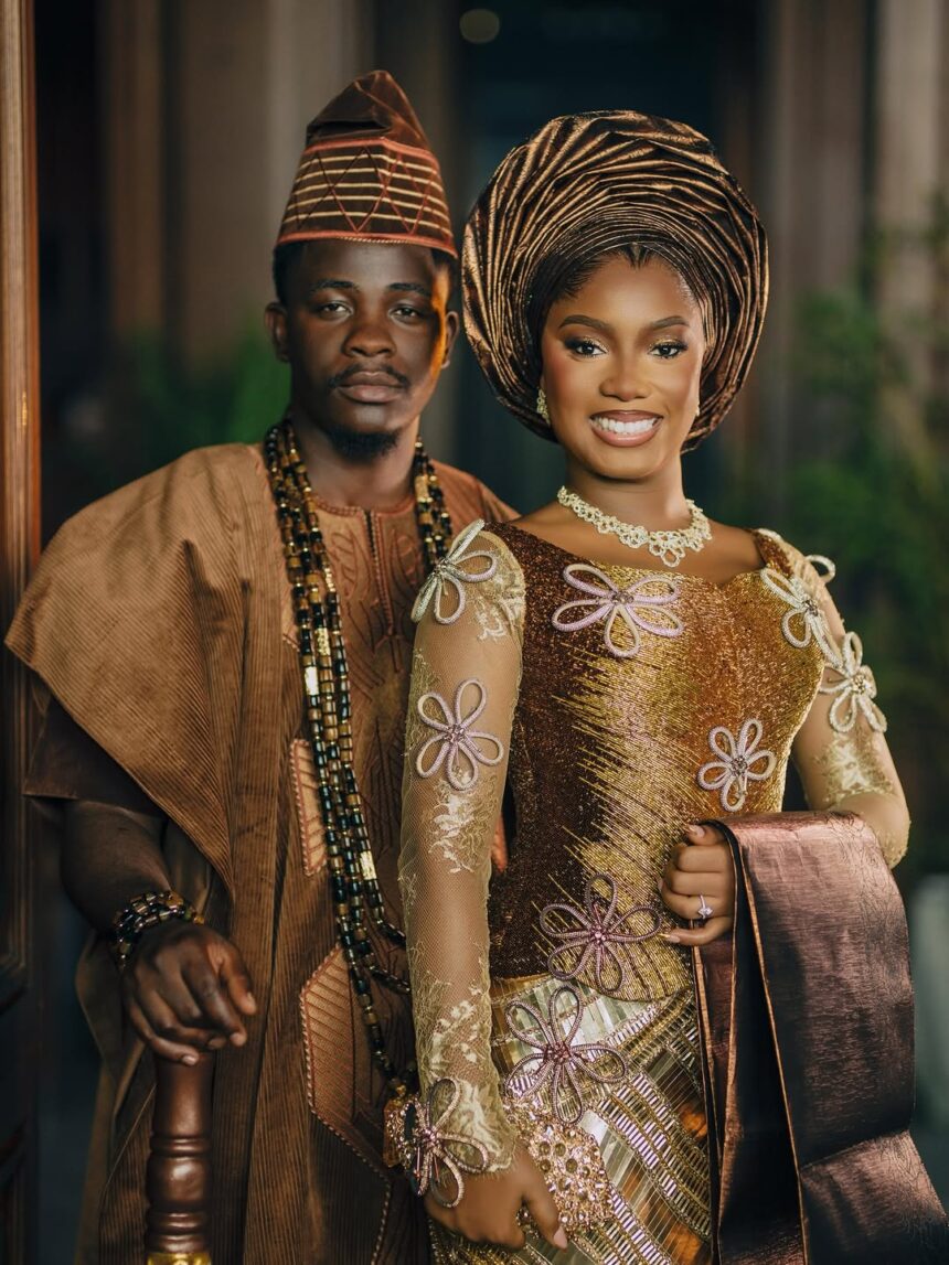 Brown, Gold & Romance: Simi Sanya & Femi Dapson’s Stylish Introduction