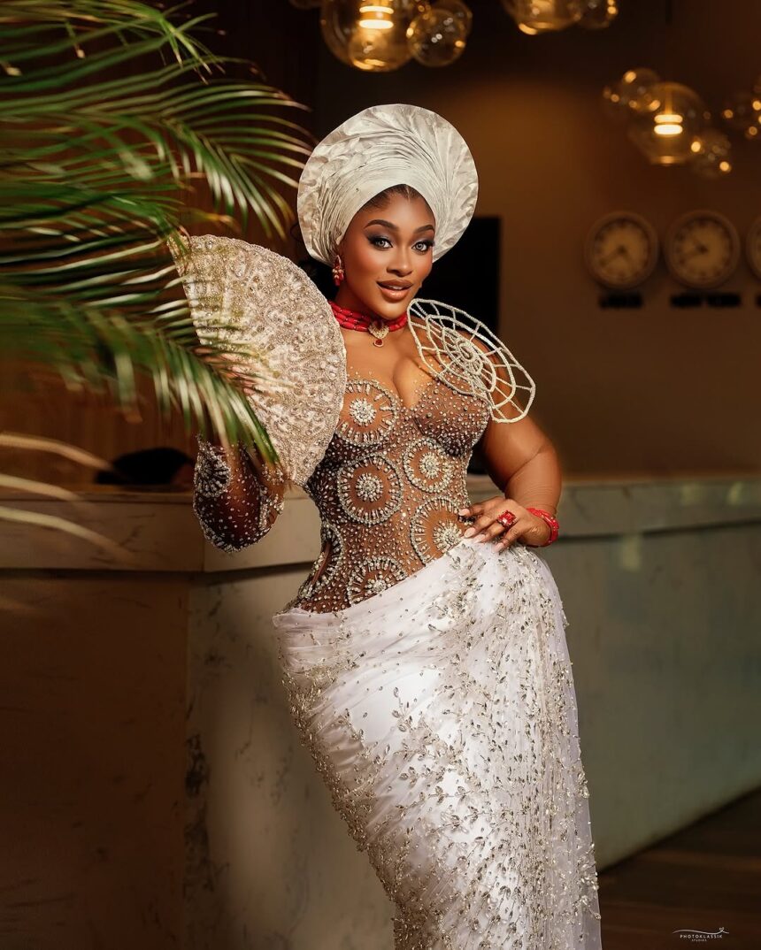 Catch a Glance of this Uriel Bridal Look That Every Igbo Bride Will Want