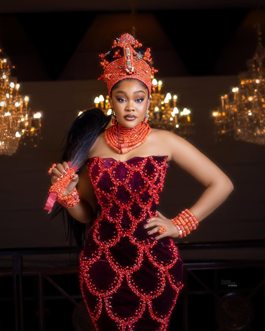 Step Into Your Big Day With a Gorgeous Edo-Inspired Bridal Look