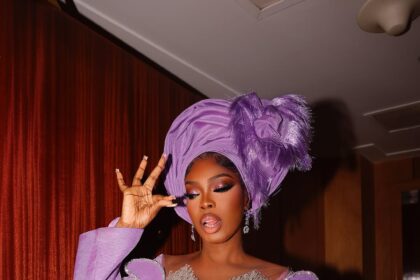 This Purple Yoruba Bridal Look Will Make You Shine on Your Big Day