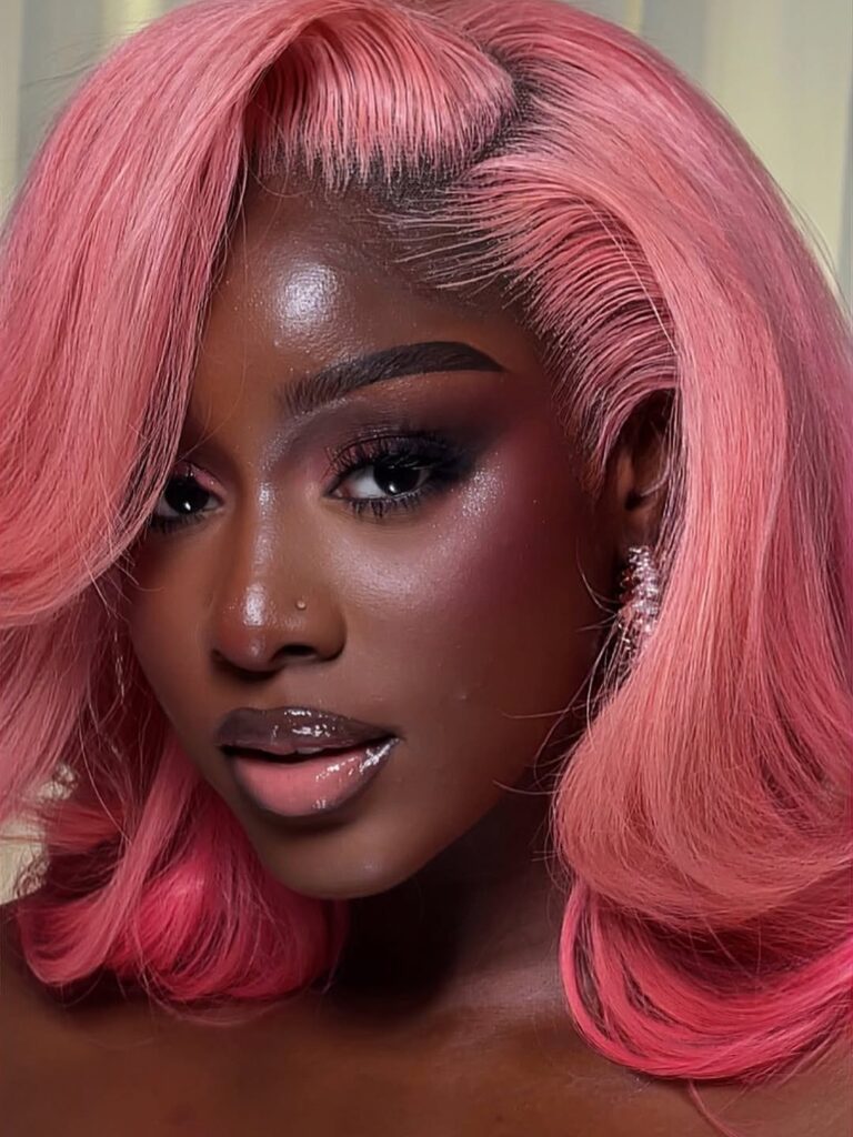 Bubble gum Pink Hair