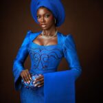 Slay Your Wedding Day in This Gorgeous Blue Yoruba Bridal Dress
