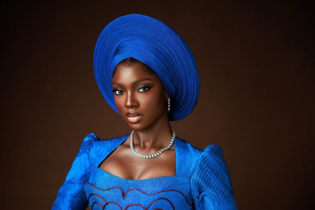 Slay Your Wedding Day in This Gorgeous Blue Yoruba Bridal Dress