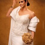 Step Into Your Big Day With This Stunning White Wedding Look Inspo