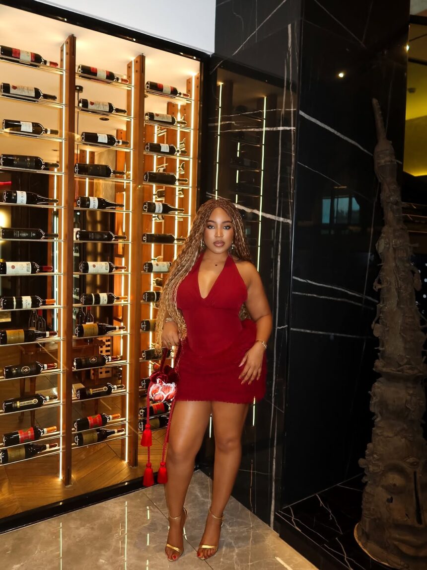 This Red Mini Dress Is Giving Modern Fashion Style With a Bold Twist