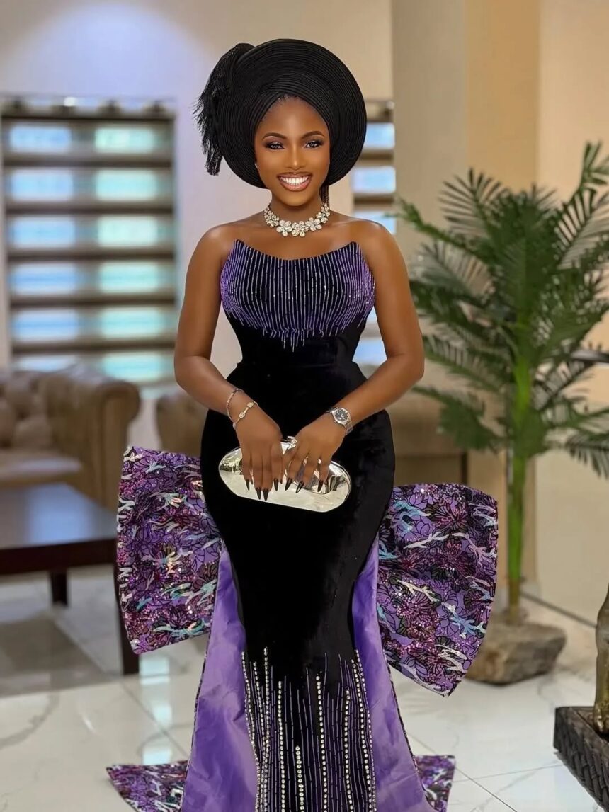 Step Into Your Big Day With This Purple Fashion Gown That Turns Every Entrance Into Your Moment