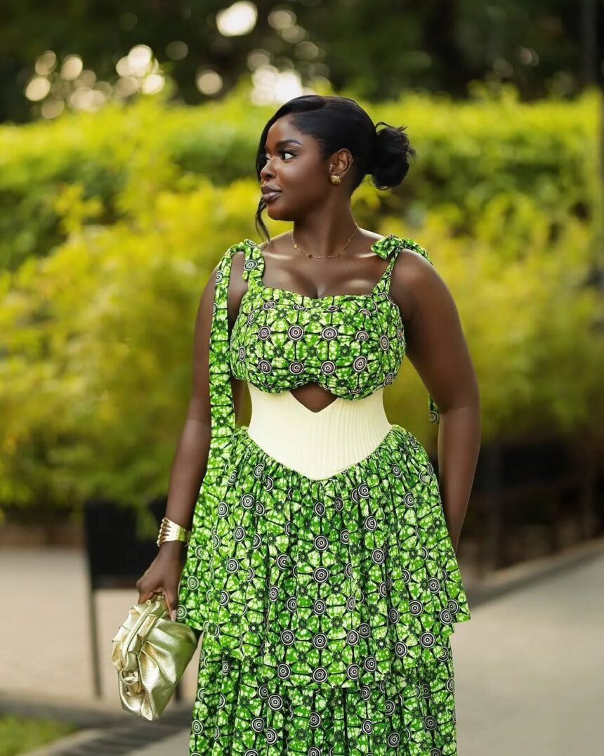 Thinking of Your Next Outfit? This Radiant Green Ankara Outfit Might Just Be Your Next Favorite Look
