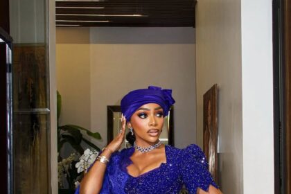 Searching for the Perfect Bridal Look? This Royal Blue Wedding Dress Is Hard to Ignore