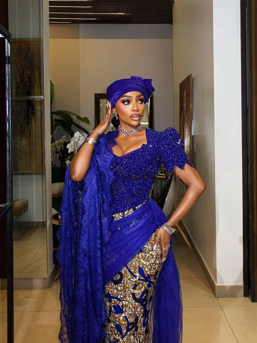 Searching for the Perfect Bridal Look? This Royal Blue Wedding Dress Is Hard to Ignore