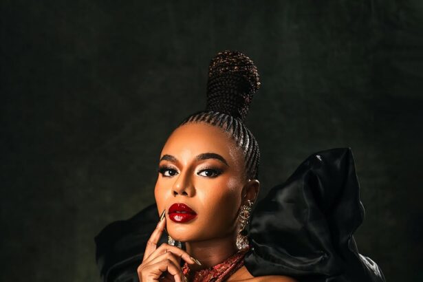 Nancy Isime Is Serving Gold Royalty, Dark Romance and Main Character Energy in Her Latest Breathtaking Outfit
