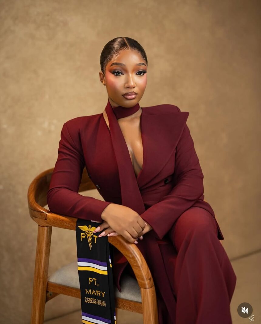 Make Your Graduation Look Stand Out With This Burgundy Suit for a Main Character Moment
