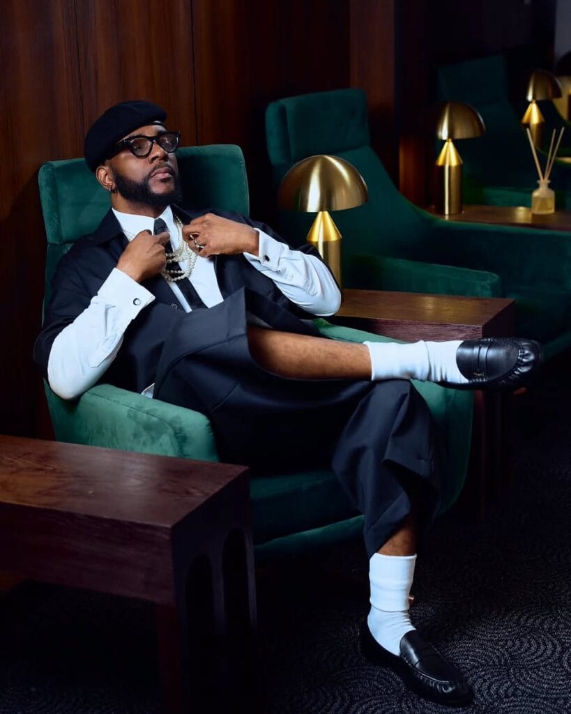 Ebuka BBNaija live eviction outfit