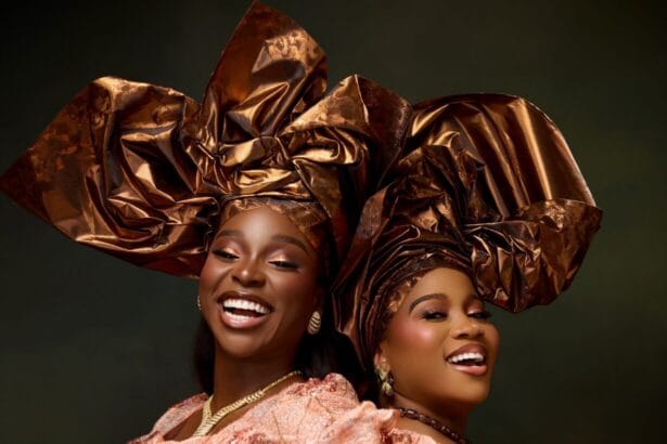 Veekee James and Tomike Adeoye