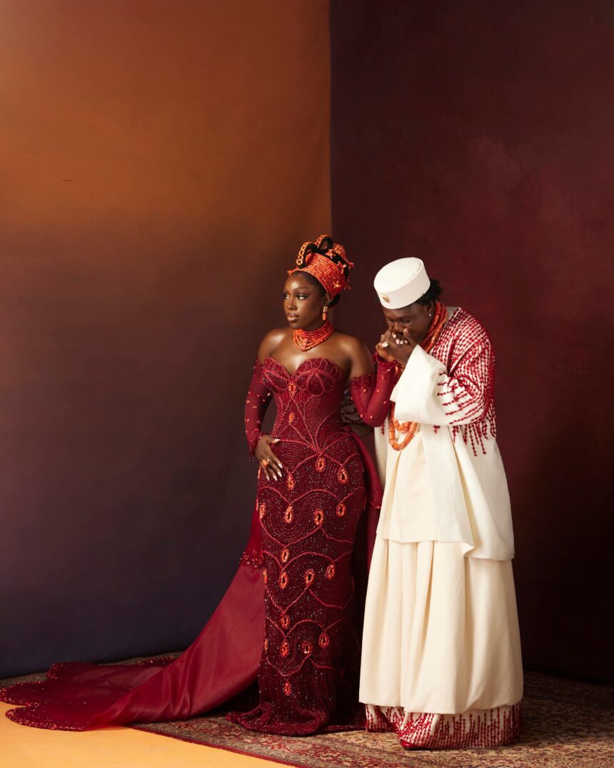 Zlatan and Davita wedding looks