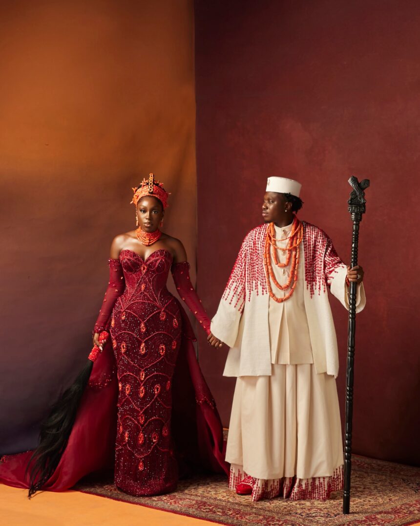 Zlatan and Davita wedding looks