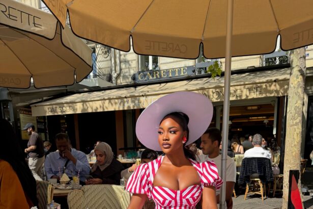 how to style a pink and white striped dress