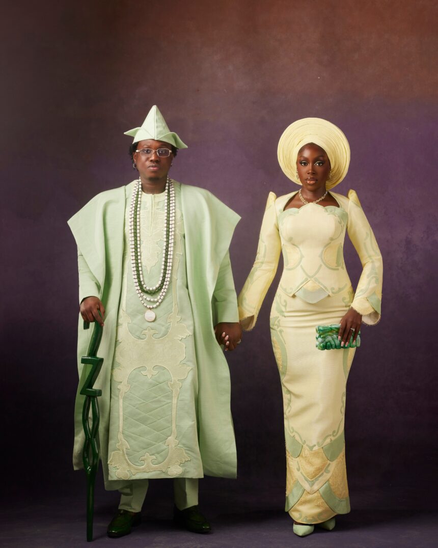 Zlatan and Davita wedding looks
